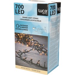 Clusterverlichting 700 warm witte lampjes met timer 14 m - Kerstverlichting kerstboom