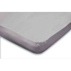 Elegance Topper Hoeslaken Jersey Katoen Stretch - licht grijs 120/130/140x200cm