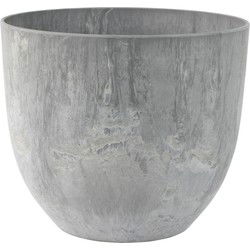 Ter Steege Plantenpot - betongrijs - kunststof - 28 x 24 cm - Plantenpotten