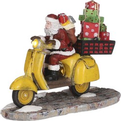 Santa is in a hurry battery operated - l10xw5xh8cm - Luville