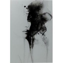 Kare Wandfoto Glass Smokey Face 100x150cm