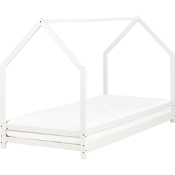 APPY - Kinderbed - Wit - 90 x 200 cm - Dennenhout
