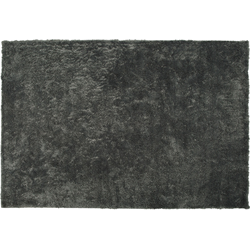 EVREN  - Shaggy vloerkleed - Donkergrijs - 140 x 200 cm - Polyester