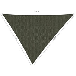 Shadow Comfort driehoek 4,5x5x5,5m Deep Grey