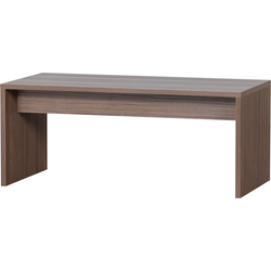 WOOOD Freeke Salontafel - Noten Fineer - Bruin - 38x91x45