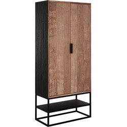 DTP Home Cupboard Cosmo, 2 doors,180x80x40 cm, recycled teakwood
