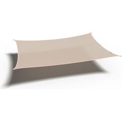 Platinum Coolfit schaduwdoek rechthoek 3,0 x 5,0 x 3,0 x 5,0m - Gebroken wit