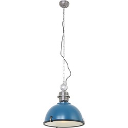 Industriële Hanglamp Bikkel Blauw