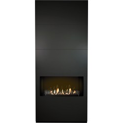 Xaralyn | Ambiance openhaard RAL9005 met Bio-Ethanol Brander