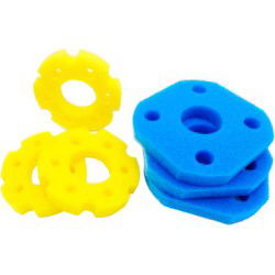 Filtermatten BioPressure 10000/18000 6x, 3x blauw 25ppi en 3x geel 30ppi