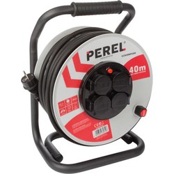 Professionele neopreen kabelhaspel 40 m 3g2.5 4 stopcontacten penaarde