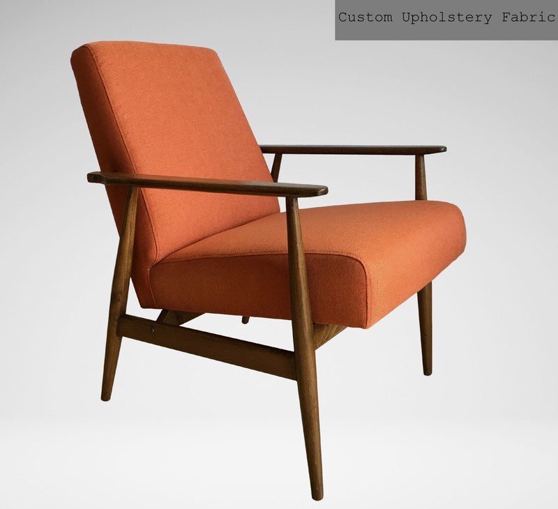 Mid-Century fauteuil H. Lis - oranje - 