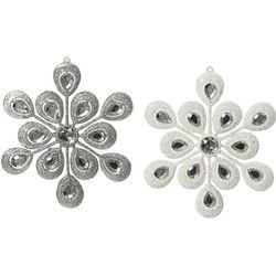 Sneeuwvlok plc l0.2b15h15 cm a2 2st kerst