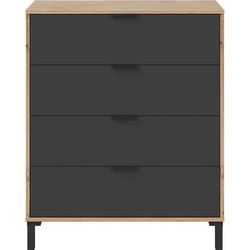 Commode met 4 laden - L77,5 cm