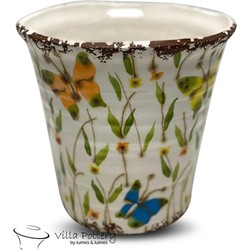 Villa Pottery  Pot-Vaas Babette Butterfly - 22x20