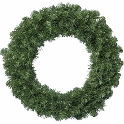 Groene dennenkrans 60 cm kerstversiering deurkransen - Kerstkransen