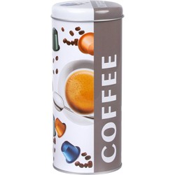 Concorde Koffie cups voorraadbus/bewaarblik - metaal - 18 x 8 cm - 1,2L - Voorraadblikken