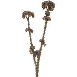 Clayre & Eef Kunstbloem 58 cm Grijs Kunststof