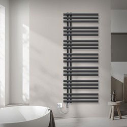 Warmwatertoestel EM 600*1600 antraciet + verwarmingselement 900W