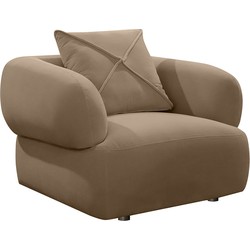 Fauteuil Palermo velvet taupe