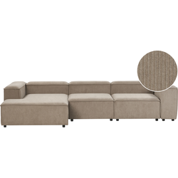 ARDAL - Vierzitsbank - Taupe - Rechtszijdig - Corduroy