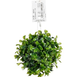 Mica Decorations Buxus Bal - 12x12x12 cm - Polyethyleen  - Groen