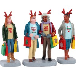 Girls christmas shopping trip set of 3 Weihnachtsfigur - LEMAX