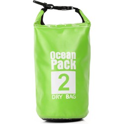 Decopatent® Waterdichte Tas - Dry bag - 2L - Ocean Pack - Dry Sack - Survival Outdoor Rugzak - Drybags - Boottas - Zeiltas - Groen