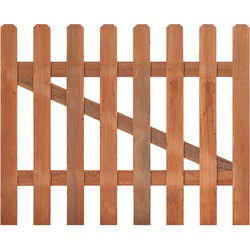 Tuinhekdeur recht hardhout 60 cm Tuindeco