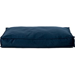 2L Home & Garden Hondenkussen Velvet Donkerblauw - 120 x 80cm