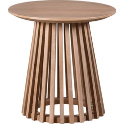 Lewis & Loft Bijzettafel Lef - FSC® mangohout - Rond ⌀50 - Naturel