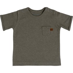 Baby's Only T-shirt Melange - Khaki - 62 - 100% ecologisch katoen