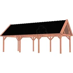 Trendhout douglas overkapping zadeldak XL, 926 x 440 cm