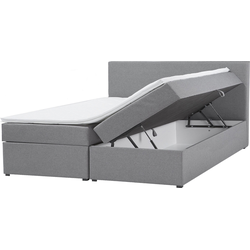 SENATOR  - Boxspringbed - Grijs - 180 x 200 cm - Polyester