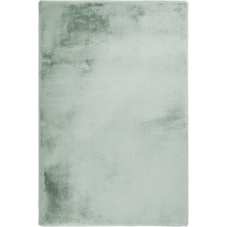 Heaven Fluffy Soft - Vloerkleed Hoogpolig - Effen Tapijt - Pastel Groen- 160 CM ROND