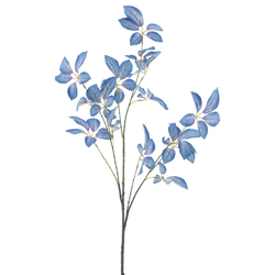 Kunsttak Star leaf branche Mirja blue 123 cm - Buitengewoon de Boet