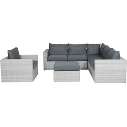 Garden Impressions Bruno loungeset incl. lounge stoel