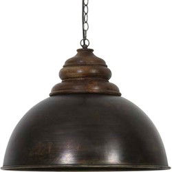 Light & Living - hanglamp - Leia - zwart - metaal - Ø 52cm - E27 - 3078412