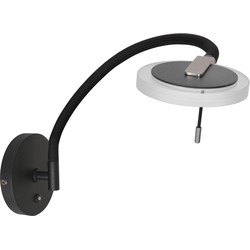 Steinhauer wandlamp Turound - zwart - metaal - 3377ZW