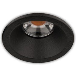 Groenovatie Inbouwspot LED 3W, Zwart, Rond, Ø40mm, Dimbaar, Warm Wit