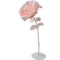 Clayre & Eef Decoratie Roos Roze Kunststof