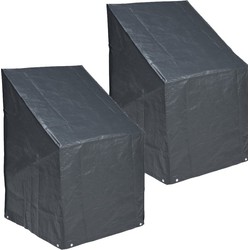 Afdekhoezen/beschermhoezen tuinstoelen 68 x 110 cm - Tuinstoelhoes