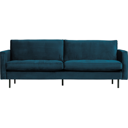 BePureHome Rodeo Classic 2,5-Zitsbank - Velvet -  Blauw - 83x230x88