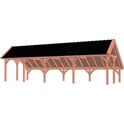 Trendhout douglas kapschuur De Hoeve XL, 1110 x 440 cm