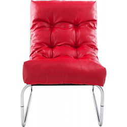 LOFT loungestoel 57x71x75 cm Rood