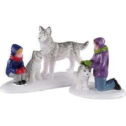 Future sled dogs, set of 2
