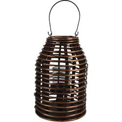 Clayre & Eef Windlicht Bruin Hout