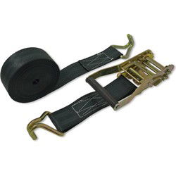 Spanband 13 meter | Zwart – 5cm breed band