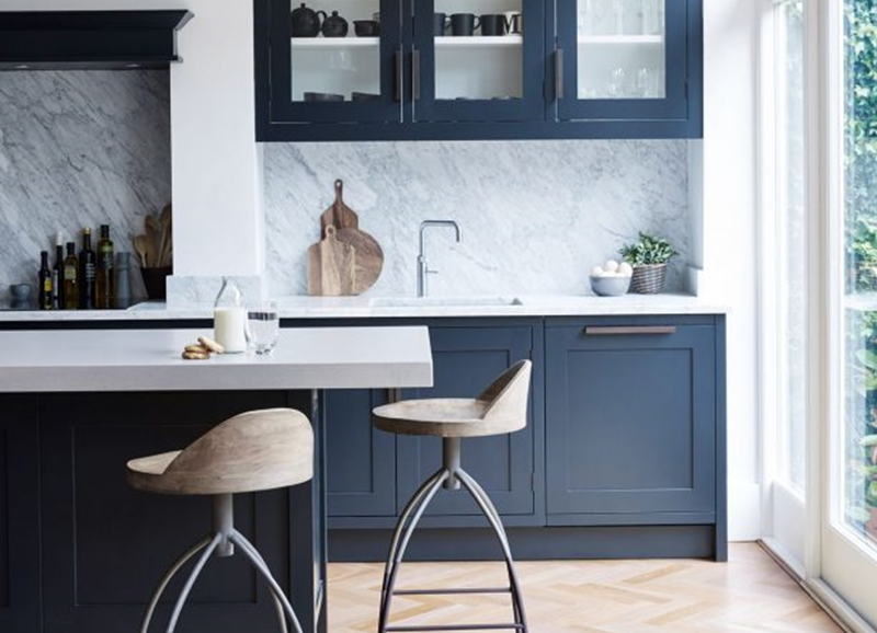 Werkloos slank beweeglijkheid Wegzwijmelen: 6x prachtige blauwe keukens | HomeDeco.nl