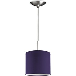 hanglamp tube deluxe bling Ø 20 cm - paars